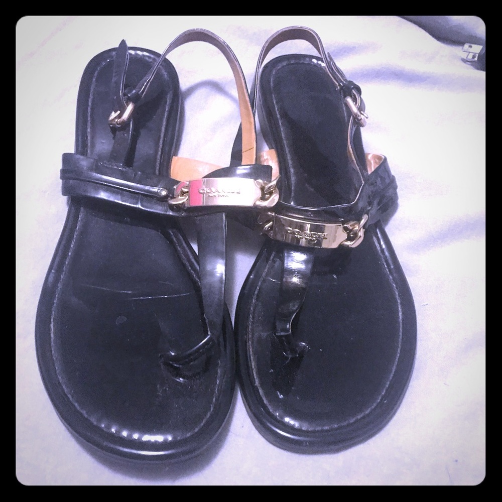 Coach sandals size 9